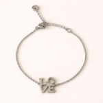 PULSERA LOVE MPLATEADA