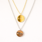 COLLAR MEDALLA MAMA PLATEADO - Imagen 2