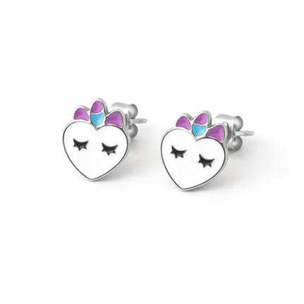 PENDIENTES UNICORNIO PLATEADOS