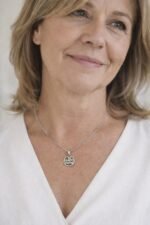 COLLAR TE QUIERO MAMA COLOR PLATEADO