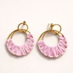 AROS ANABEL ROSA Y DORADO