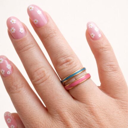 ANILLO CALA ROSA Y AZUL