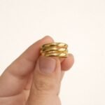 ANILLO VIOLETA DORADO