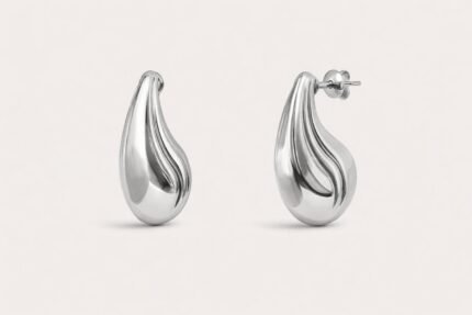 PENDIENTES AURA PLATEADOS