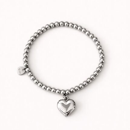 PULSERA COR PLATEADA