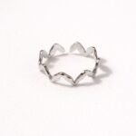 ANILLO CORNA PLATEADO