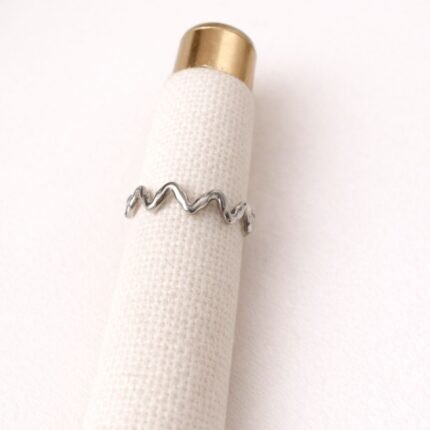 ANILLO CORONA PLATEADO