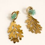 PENDIENTES SA TUNA CORAL JADE